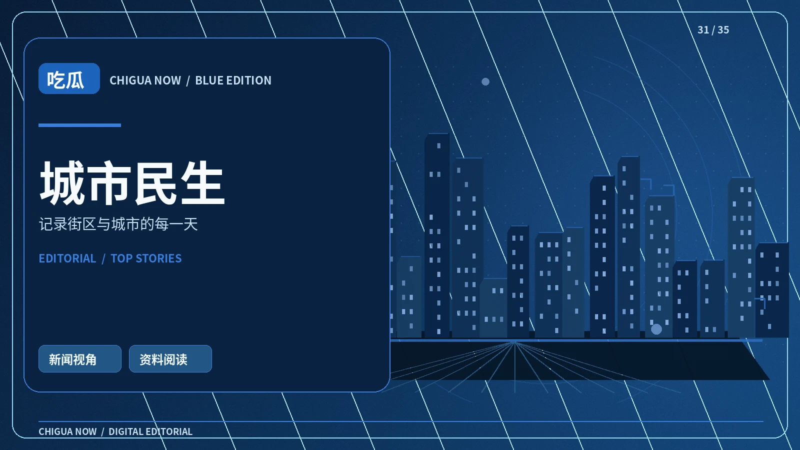 城市漫游地图主题视觉